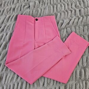 Barbie pink Zara pants size 6